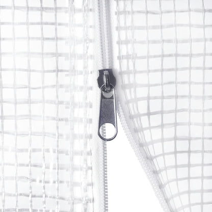 Tuinkas Met Stalen Frame 20 M² 10X2X2 M Wit