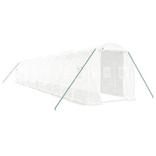Tuinkas Met Stalen Frame 24 M² 12 x 2 x 2 m Wit