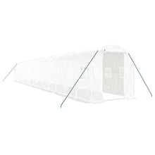 Tuinkas Met Stalen Frame 28 M² 14 x 2 x 2 m Wit