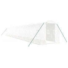 Tuinkas Met Stalen Frame 32 M² 16 x 2 x 2 m Wit