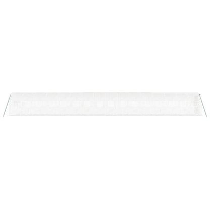 Tuinkas Met Stalen Frame 32 M² 16 x 2 x 2 m Wit