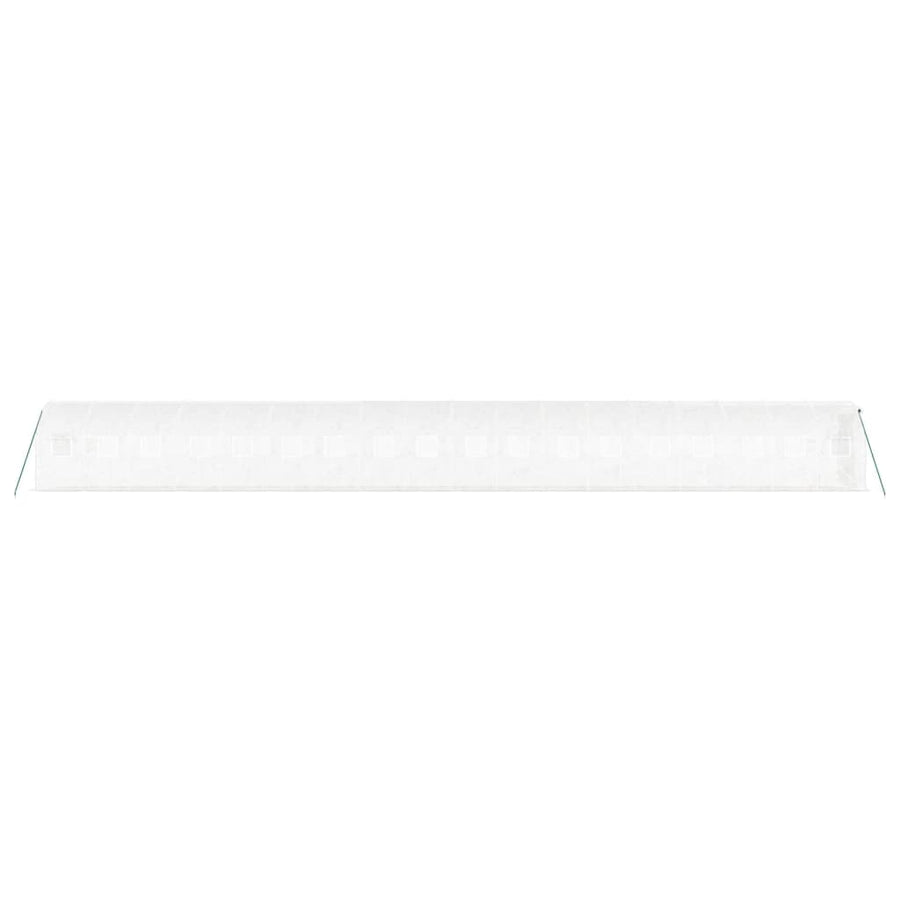 Tuinkas Met Stalen Frame 36 M² 18 x 2 x 2 m Wit