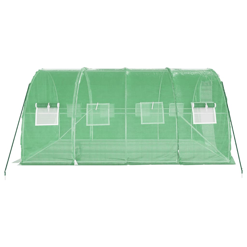 Tuinkas Met Stalen Frame 12 M² 4X3X2 M Groen