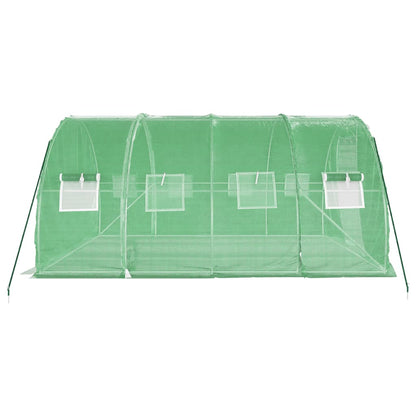 Tuinkas Met Stalen Frame 12 M² 4X3X2 M Groen