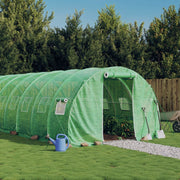 Tuinkas 6x3x2 m groen stalen frame