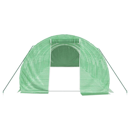 Tuinkas Met Stalen Frame 24 M² 8 x 3 x 2 m Groen