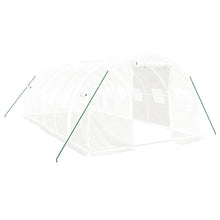 Tuinkas Met Stalen Frame 18 M² 6X3X2 M Wit