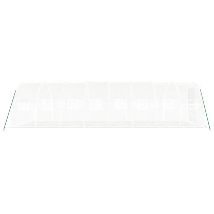 Tuinkas Met Stalen Frame 24 M² 8X3X2 M Wit