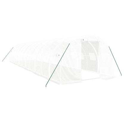 Tuinkas Met Stalen Frame 36 M² 12X3X2 M Wit