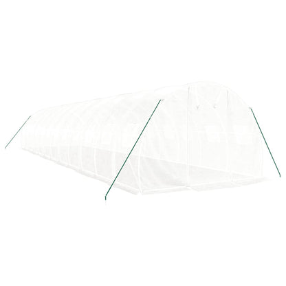 Tuinkas Met Stalen Frame 36 M² 12X3X2 M Wit