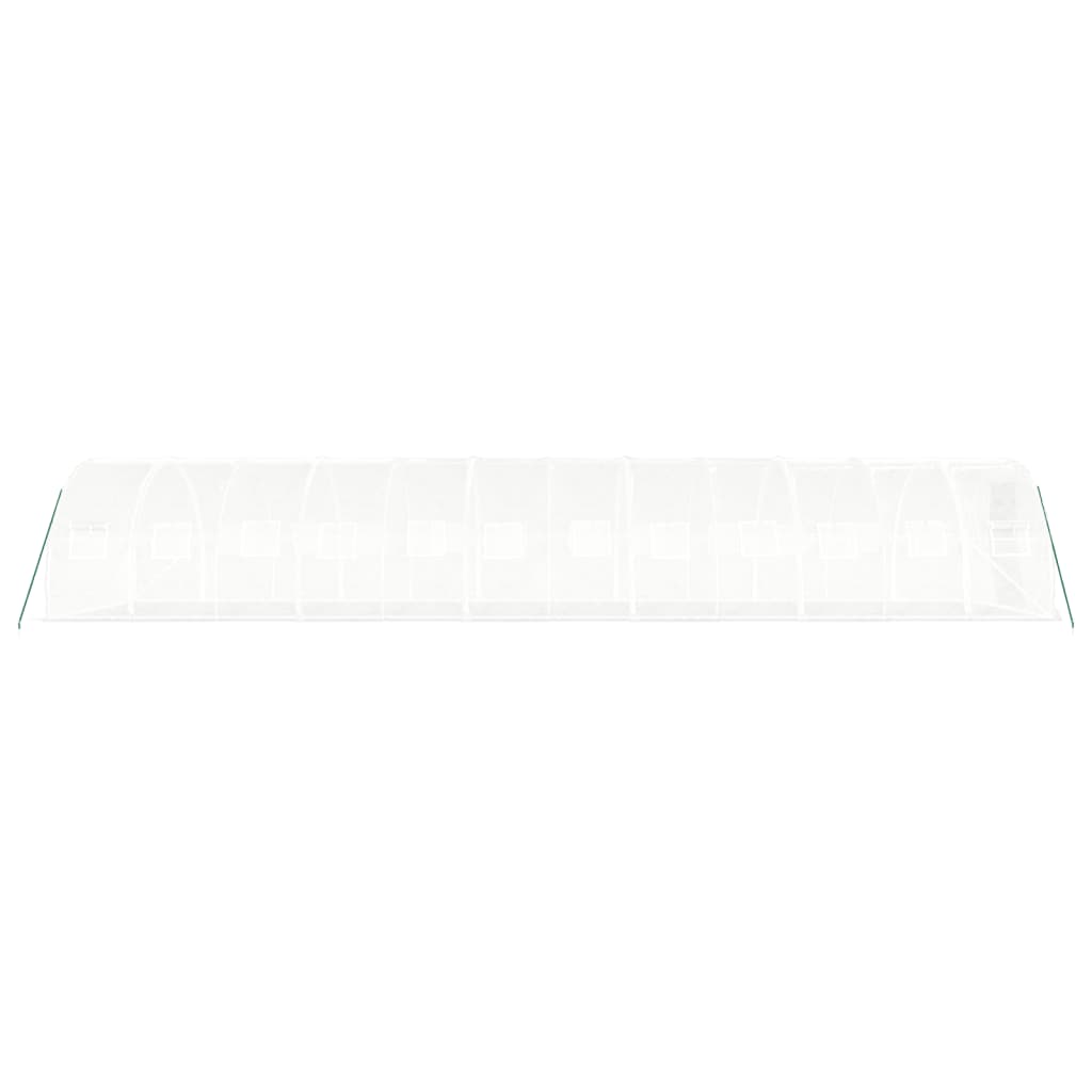 Tuinkas Met Stalen Frame 36 M² 12X3X2 M Wit