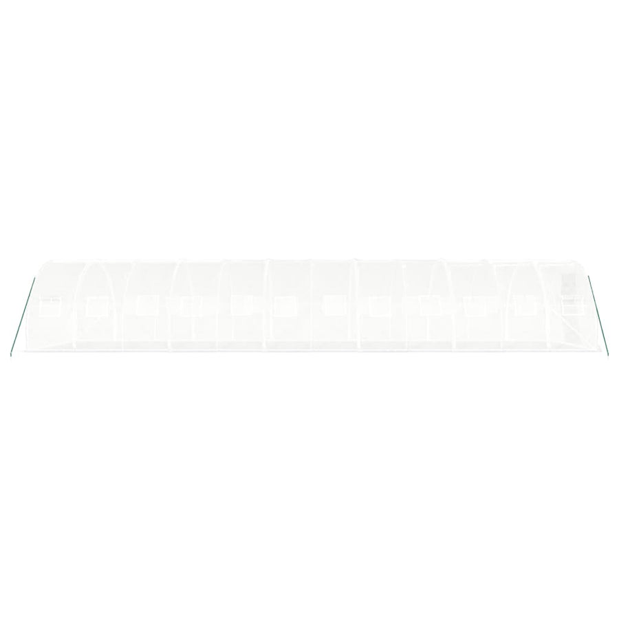 Tuinkas Met Stalen Frame 36 M² 12X3X2 M Wit