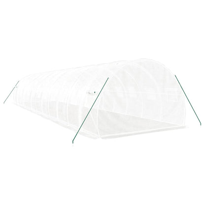 Tuinkas Met Stalen Frame 36 M² 12X3X2 M Wit