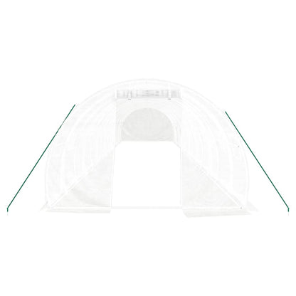 Tuinkas Met Stalen Frame 42 M² 14X3X2 M Wit