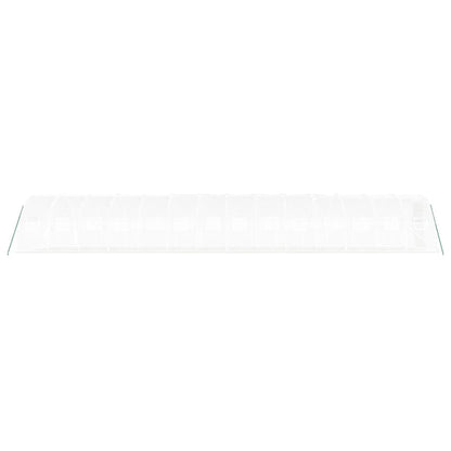 Tuinkas Met Stalen Frame 42 M² 14X3X2 M Wit