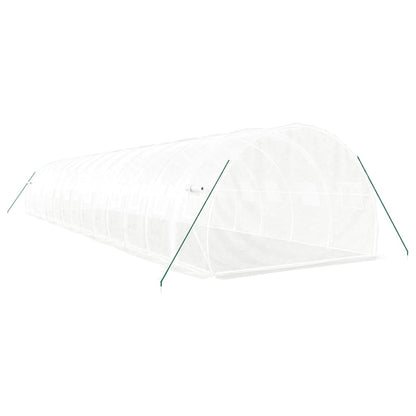 Tuinkas Met Stalen Frame 42 M² 14X3X2 M Wit