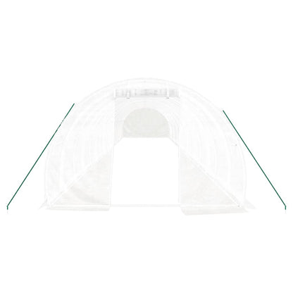 Tuinkas Met Stalen Frame 48 M² 16X3X2 M Wit