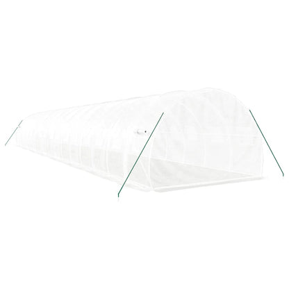 Tuinkas Met Stalen Frame 48 M² 16X3X2 M Wit