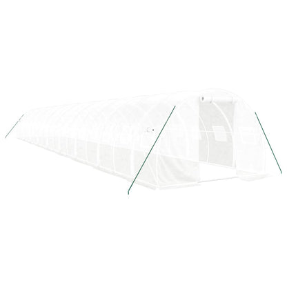 Tuinkas Met Stalen Frame 54 M² 18X3X2 M Wit
