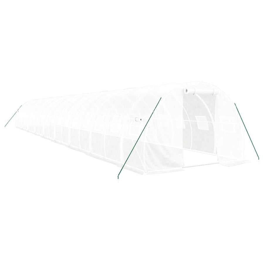 Tuinkas Met Stalen Frame 54 M² 18X3X2 M Wit