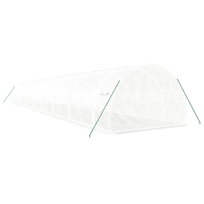 Tuinkas Met Stalen Frame 54 M² 18X3X2 M Wit