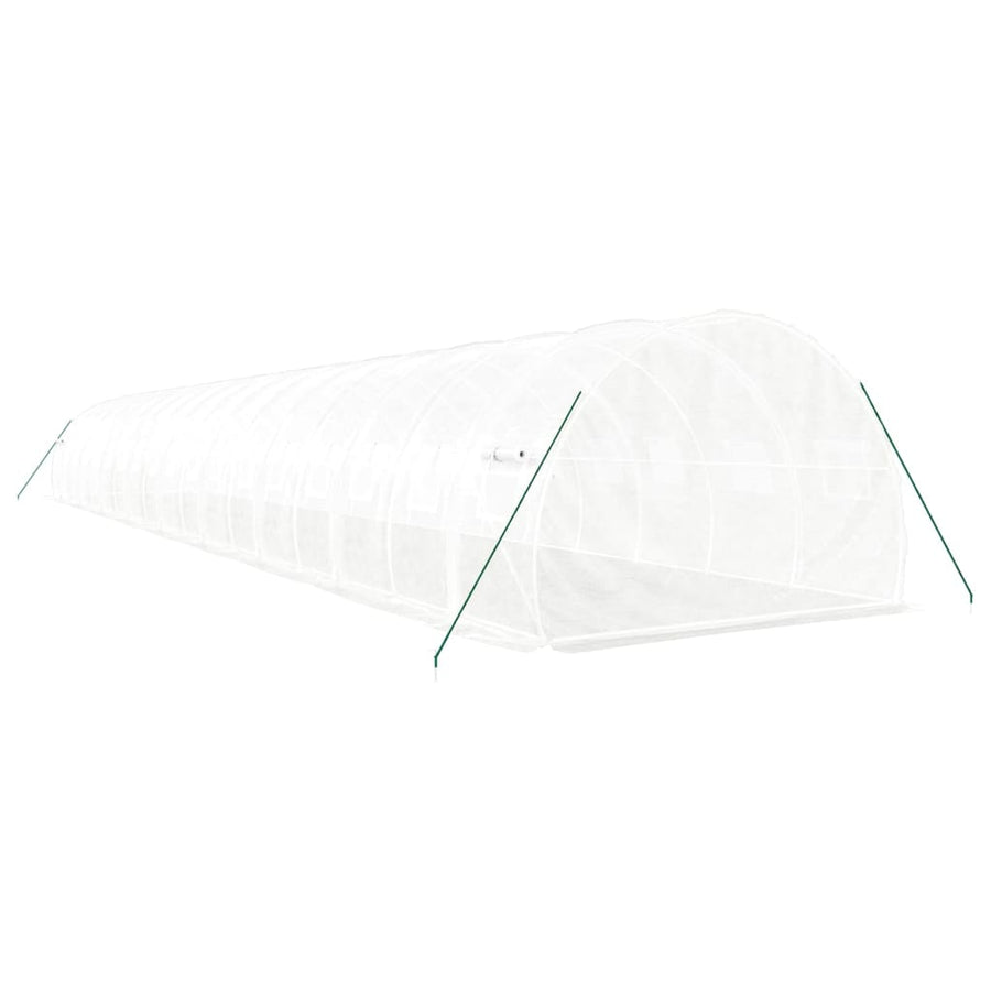 Tuinkas Met Stalen Frame 54 M² 18X3X2 M Wit