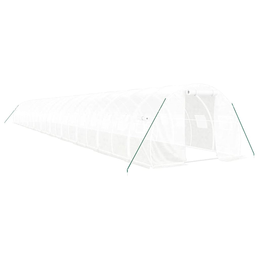 Tuinkas Met Stalen Frame 66 M² 22X3X2 M Wit
