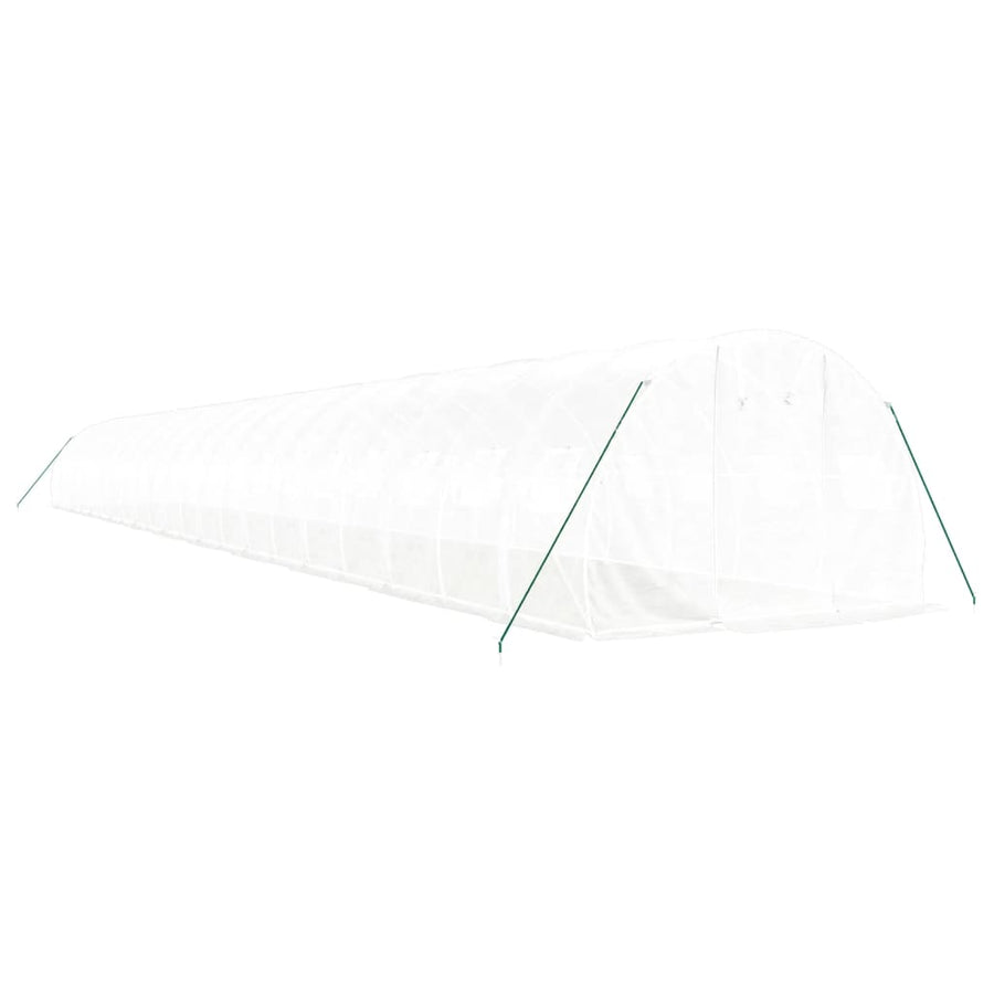 Tuinkas Met Stalen Frame 66 M² 22X3X2 M Wit