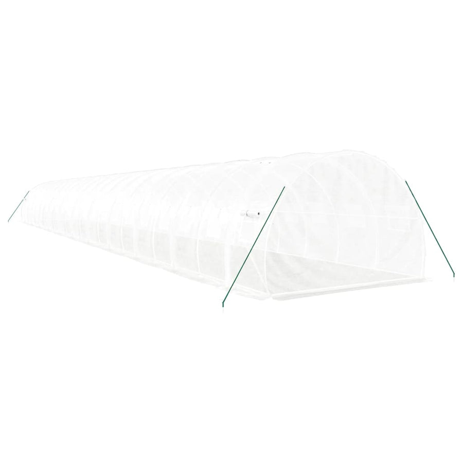Tuinkas Met Stalen Frame 66 M² 22X3X2 M Wit