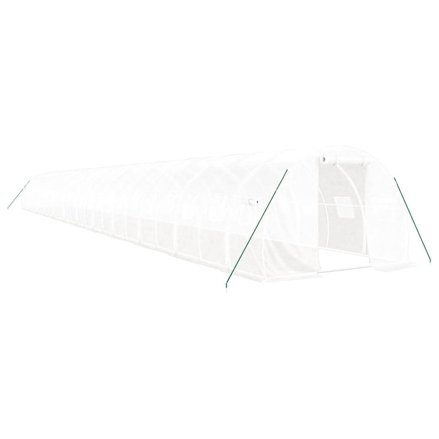 Tuinkas Met Stalen Frame 72 M² 24X3X2 M Wit