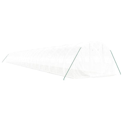 Tuinkas Met Stalen Frame 72 M² 24X3X2 M Wit