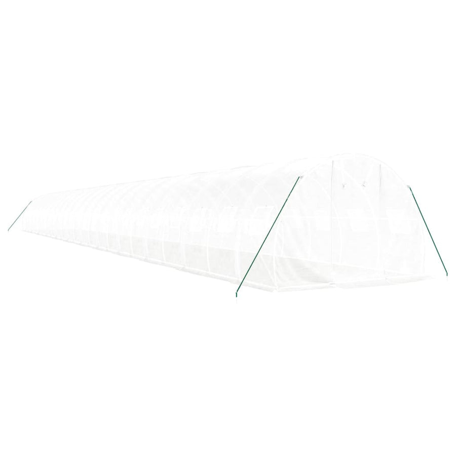 Tuinkas Met Stalen Frame 72 M² 24X3X2 M Wit
