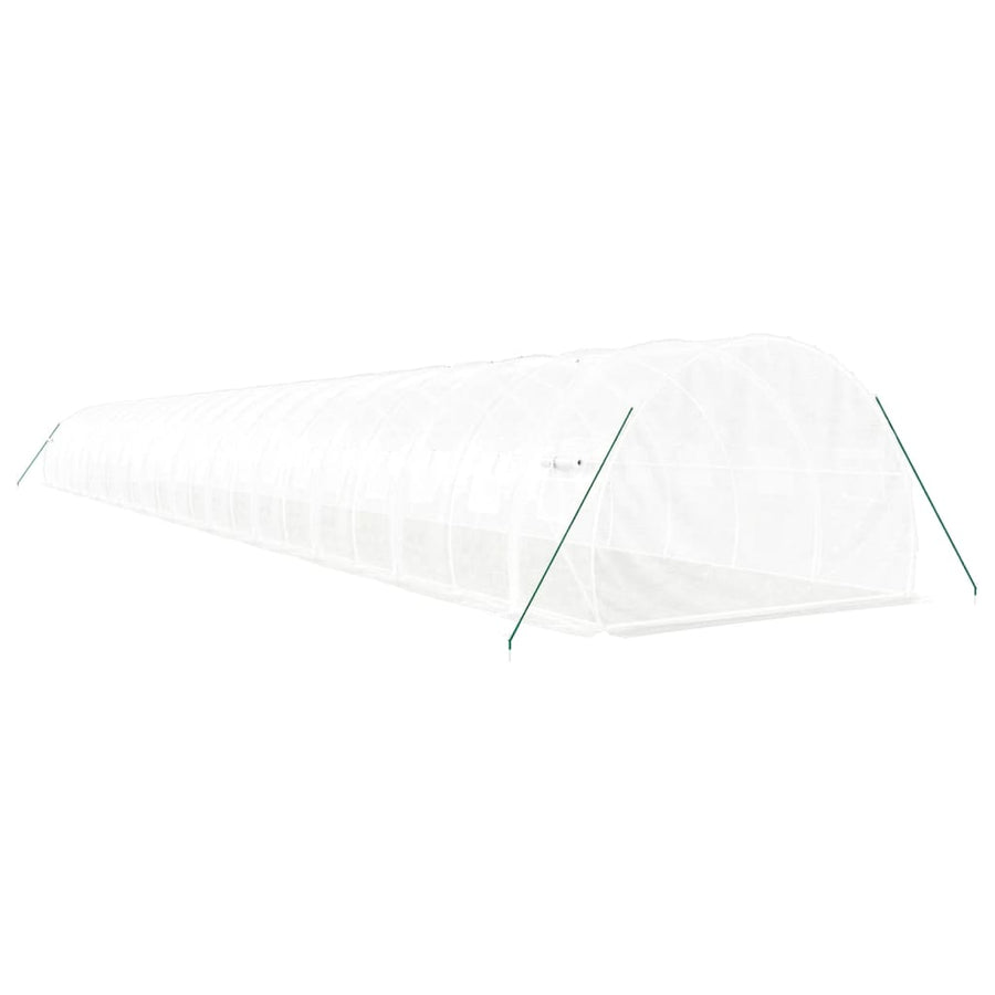 Tuinkas Met Stalen Frame 72 M² 24X3X2 M Wit