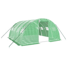 Tuinkas Met Stalen Frame 16 M² 4X4X2 M Groen