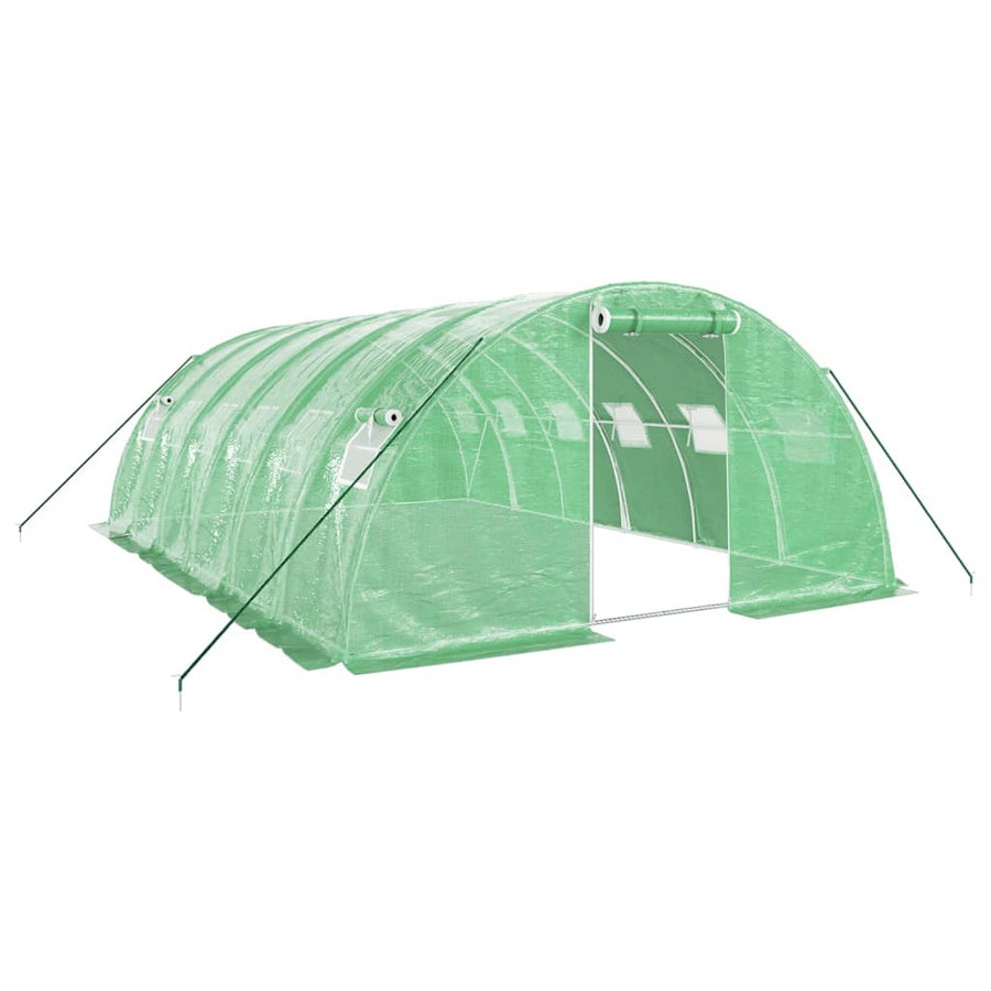Tuinkas Met Stalen Frame 24 M² 6X4X2 M Groen