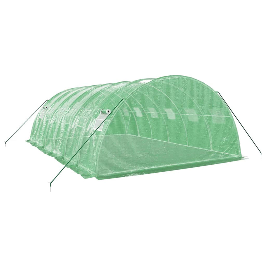 Tuinkas Met Stalen Frame 24 M² 6X4X2 M Groen
