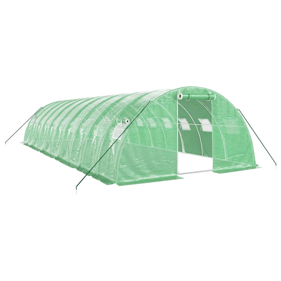 Tuinkas Met Stalen Frame 40 M² 10X4X2 M Groen