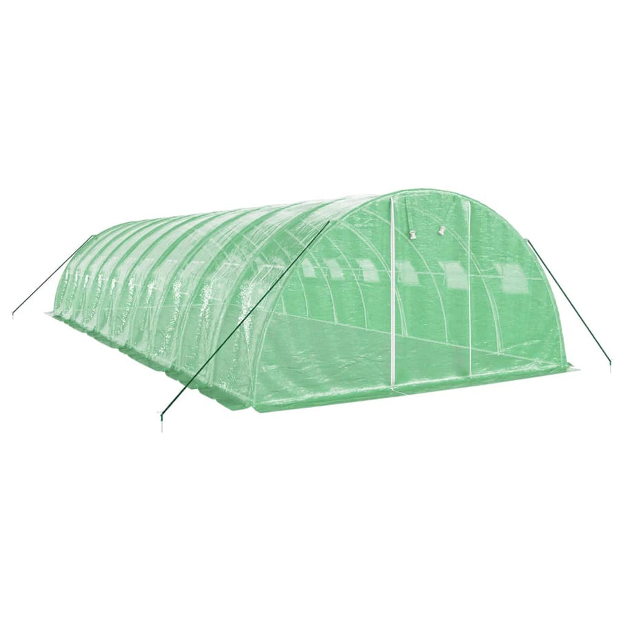 Tuinkas Met Stalen Frame 40 M² 10X4X2 M Groen