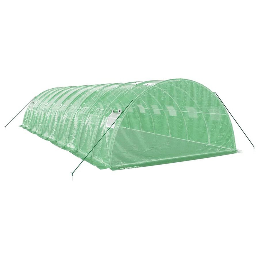 Tuinkas Met Stalen Frame 40 M² 10X4X2 M Groen