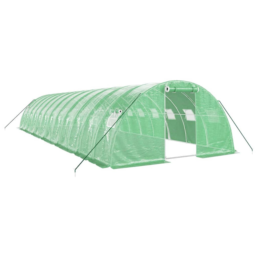 Tuinkas Met Stalen Frame 48 M² 12X4X2 M Groen