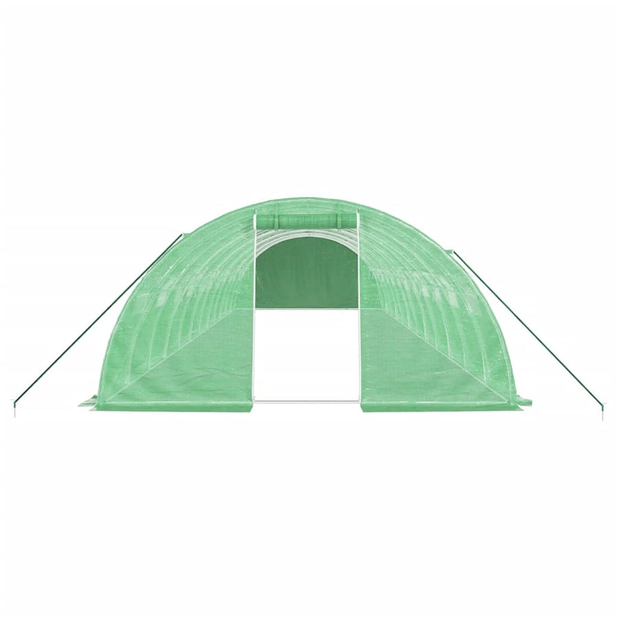 Tuinkas Met Stalen Frame 48 M² 12X4X2 M Groen