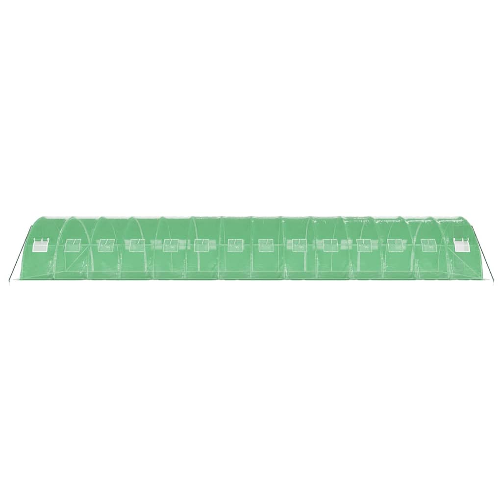 Tuinkas Met Stalen Frame 56 M² 14X4X2 M Groen