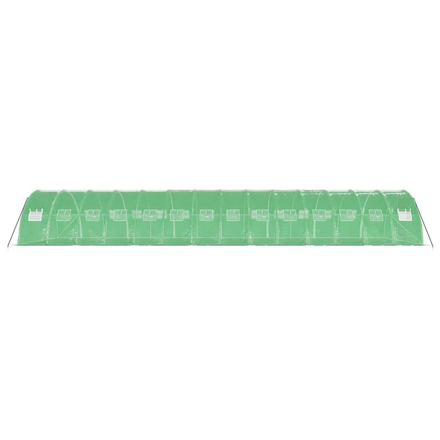 Tuinkas Met Stalen Frame 56 M² 14X4X2 M Groen