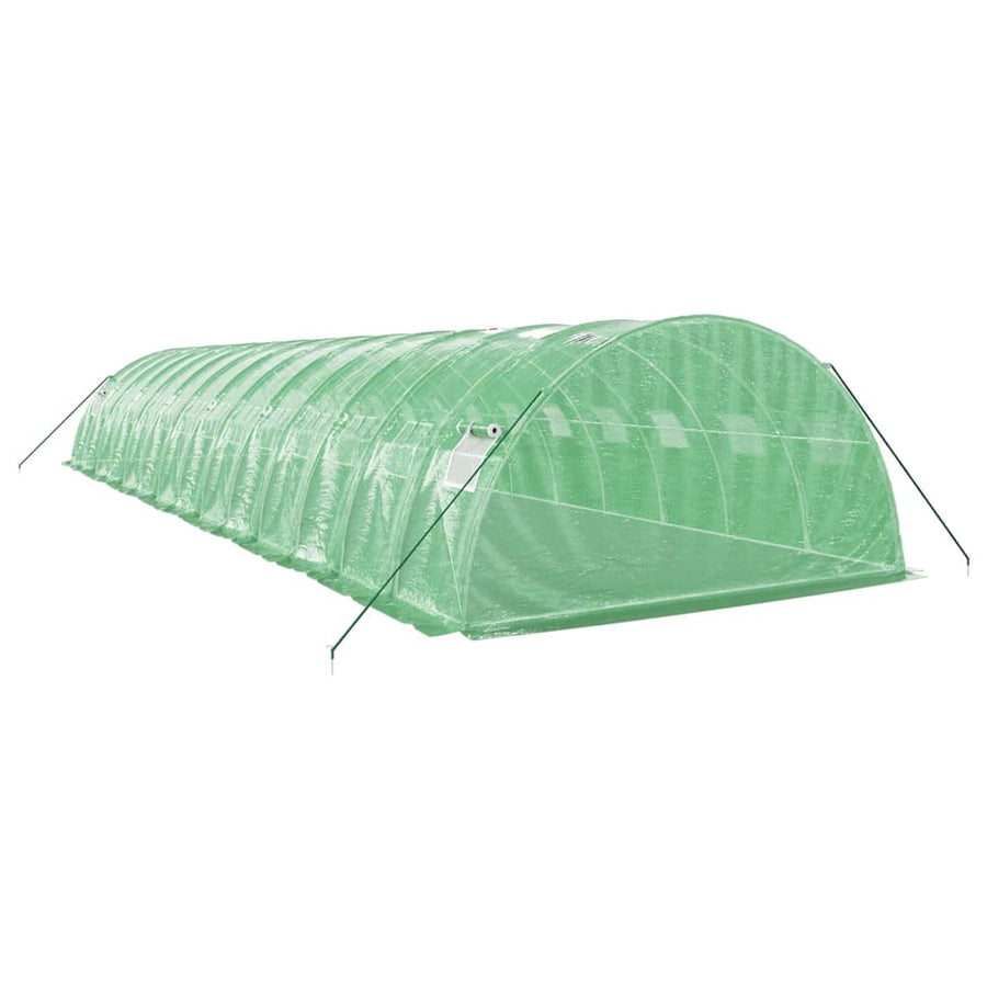 Tuinkas Met Stalen Frame 56 M² 14X4X2 M Groen