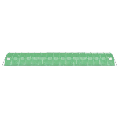 Tuinkas Met Stalen Frame 64 M² 16X4X2 M Groen