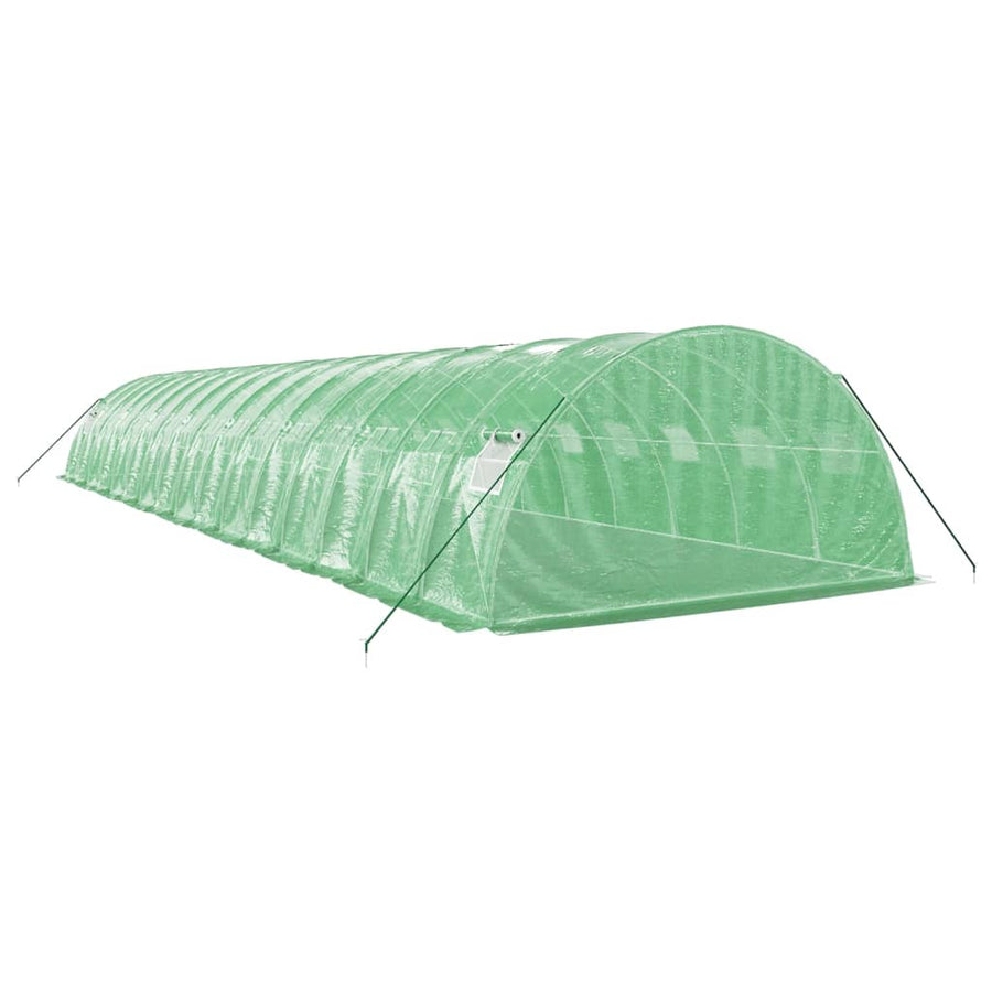 Tuinkas Met Stalen Frame 64 M² 16X4X2 M Groen