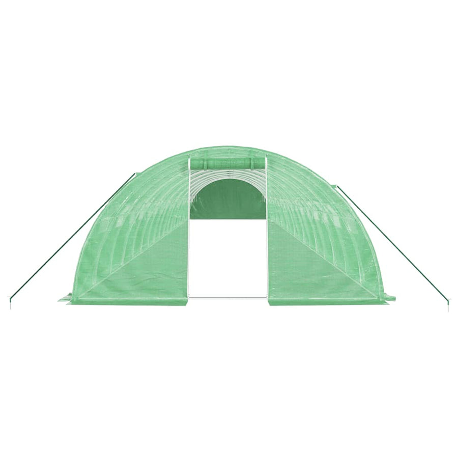 Tuinkas Met Stalen Frame 72 M² 18X4X2 M Groen