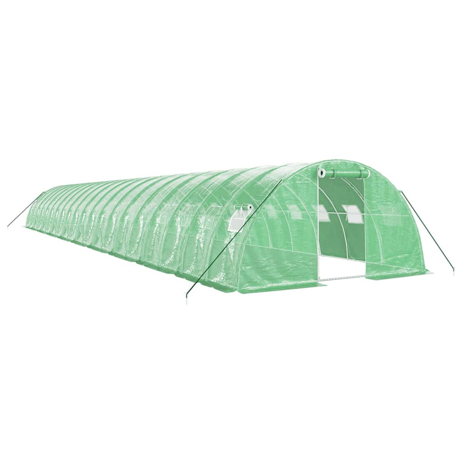 Tuinkas Met Stalen Frame 80 M² 20X4X2 M Groen