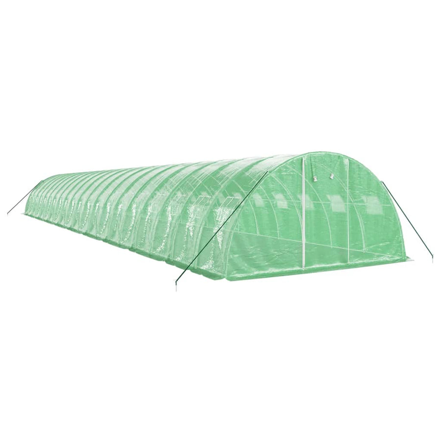Tuinkas Met Stalen Frame 80 M² 20X4X2 M Groen