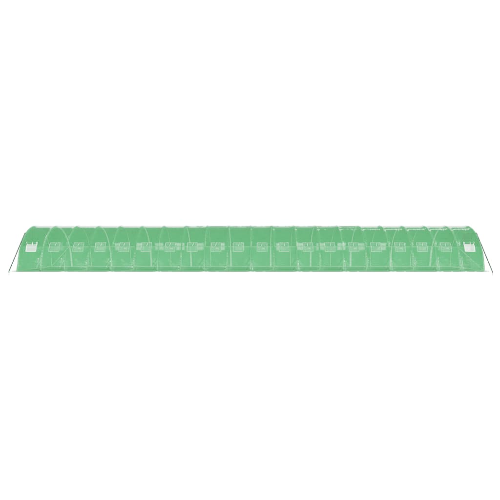 Tuinkas Met Stalen Frame 80 M² 20X4X2 M Groen